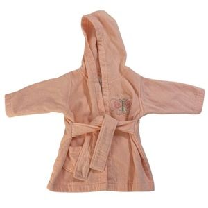 Spasilk Butterfly Pink Robe 0-9 months